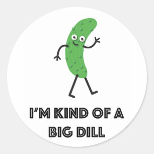 Ik ben een soort grote zieke. ronde sticker