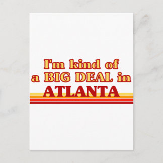 Ik ben een soort van BIG DEAL in Atlanta Briefkaart