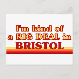 Ik ben een soort van BIG DEAL in Bristol Briefkaart