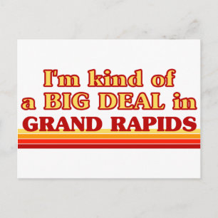 Ik ben een soort van BIG DEAL in Grand Rapids Briefkaart