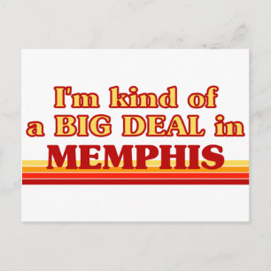 Ik ben een soort van BIG DEAL in Memphis Briefkaart