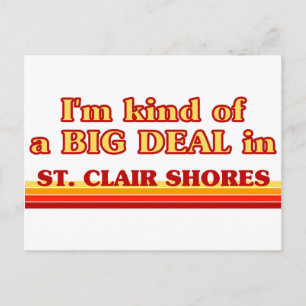 Ik ben een soort van BIG DEAL in St. Clair Shores Briefkaart
