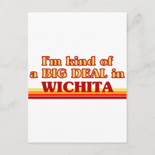 Ik ben een soort van BIG DEAL in Wichita Briefkaart