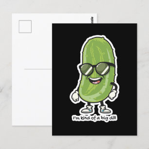 Ik ben een soort van grote dille augurk met zonn briefkaart