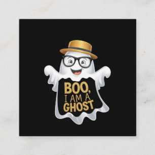Ik ben een spookachtige lol voor Halloween liefheb Vierkante Visitekaartje