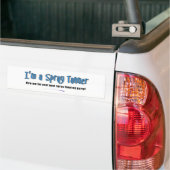 Ik ben een Spray Tanner Bumpersticker (Op Truck)
