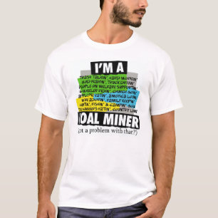 IK BEN EEN STEENMINER T-SHIRT