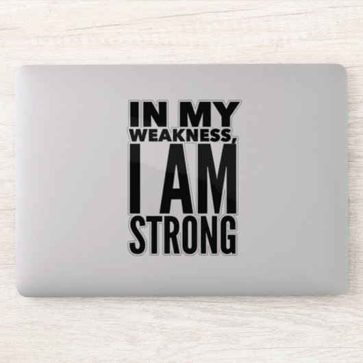 Ik ben een sterke Sticker (Computer)