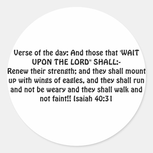 Ik ben een stickler ronde sticker (Voorkant)