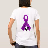 Ik ben een strijder tegen fibromyalgie t-shirt (Achterkant)