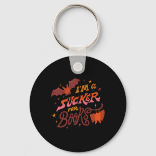 Ik ben een sucker voor Halloween boeken Sleutelhanger