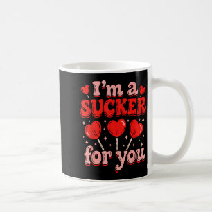 Ik ben een sukkel voor jou Candy Heart Love Happy Koffiemok