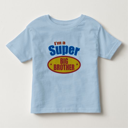 Ik ben een Super Big Brother Kinder Shirts (Voorkant)