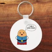 Ik ben een superaardappel sleutelhanger (Voorkant)