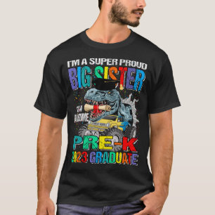 Ik ben een supertrots zusje van een Geweldige pre- T-shirt