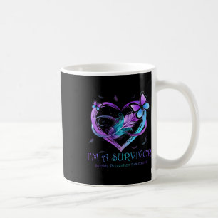 Ik ben een Survivor Butterfly Heart Suicide Preven Koffiemok