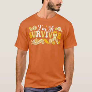 Ik ben een Survivor Childhood Cancer Awareness Sup T-shirt