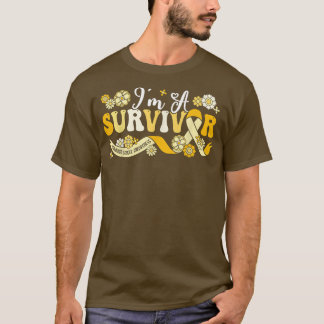 Ik ben een Survivor Childhood Cancer Awareness Sup T-shirt