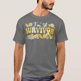 Ik ben een Survivor Childhood Cancer Awareness Sup T-shirt
