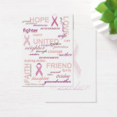 Ik ben een Survivor Gift Label Visitekaartjes (Bureau)