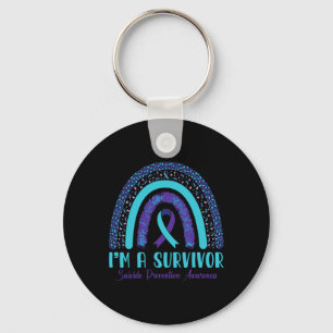 Ik ben een Survivor Suicide Prevention Awareness L Sleutelhanger