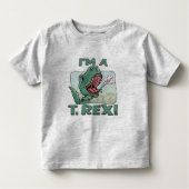 Ik ben een T. Rex Dinosaur Gift Ideeën Kinder Shirts (Voorkant)