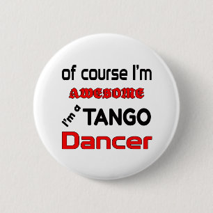 Ik ben een Tango Dancer Ronde Button 5,7 Cm