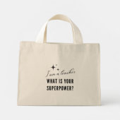 Ik ben een Tas van leerkrachten (Achterkant)