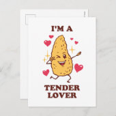 Ik ben een Tender Lover Briefkaart (Voorkant / Achterkant)