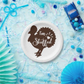 Ik ben een Thanksgiving van de grappige. Papieren Bordje (Feest)