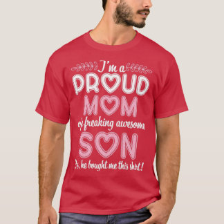Ik ben een trots mam van een Geweldige jongen die T-shirt
