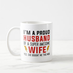 Ik ben een trots man van een superGeweldige vrouw Koffiemok