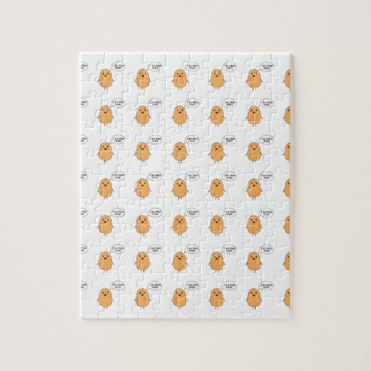 Ik ben een trotse aardappel legpuzzel (Verticaal)