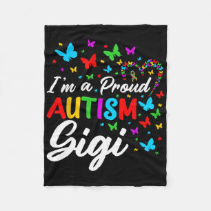 Ik ben een trotse autisme Gigi autisme awareness l Fleece Deken