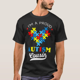Ik ben een trotse autisme neef Autisme bewustzijn  T-shirt