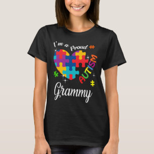 Ik ben een trotse autisme-oma Autisme bewustzijn M T-shirt