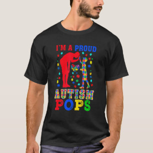 Ik ben een trotse autisme-papa, trotse stukken puz t-shirt