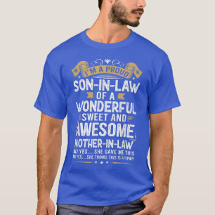 Ik ben een trotse schoonzoon van een geweldige fan t-shirt