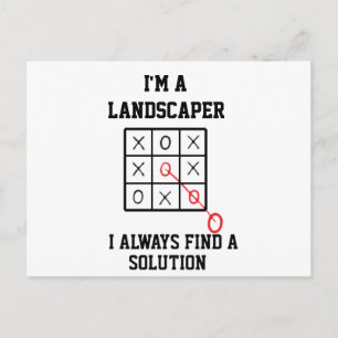 Ik Ben Een Tuinarchitect Ik Vind Altijd Een Oploss Briefkaart