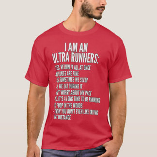 Ik ben een ultra-runner-trail en ultra-run t-shirt