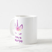 Ik ben een Unicorn Koffiemok (Voorkant links)