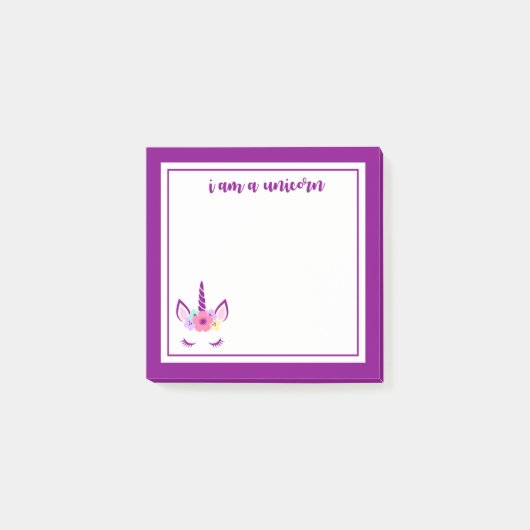 Ik ben een Unicorn Post-it® Notes (Voorkant)