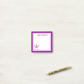 Ik ben een Unicorn Post-it® Notes (Op bureau)