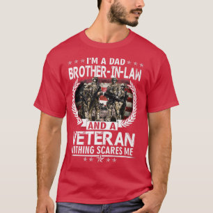 Ik ben een vader BrotherInLaw en een Veteraan... n T-shirt