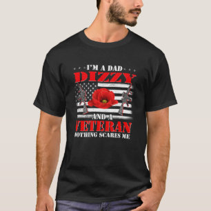 Ik ben een vader die duizelig is en een veteraan d t-shirt