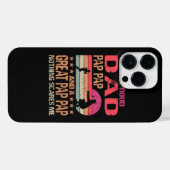 Ik ben een vader die een geweldige pap heeft... iPhone hoesje (Achterkant horizontaal)