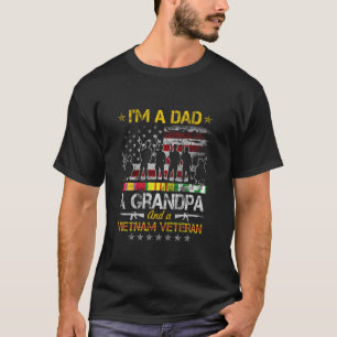 Ik ben een vader, een opa en een Vietnam veteraan T-shirt