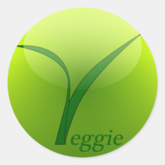 Ik ben een vegetarische sticker