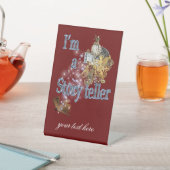 Ik ben een verhalenverteller reclamebord met voetstuk (Insitu)