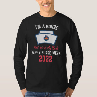 Ik ben een verpleegster en dit is mijn week Cute B T-shirt